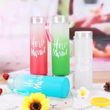 Hello Master Glass Water Bottle