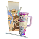 Labubu Stanley 40oz Tumbler with Handle & Straw