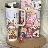 Labubu Stanley 40oz Tumbler with Handle & Straw