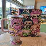 Labubu Stanley 40oz Tumbler with Handle & Straw